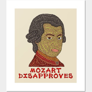 Mozart Disapproves Posters and Art